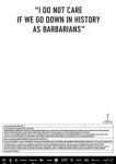  Мне плевать, если мы войдём в историю как варвары 